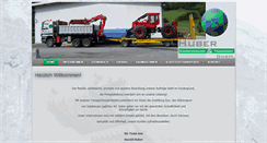 Desktop Screenshot of harald-huber.at